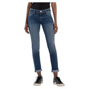 KUT FROM THE KLOTH JEANS Katy Boyfriend Jean, Medium Wash Size 25